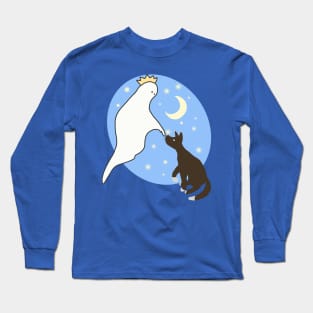 Royal ghost and Black Dog Long Sleeve T-Shirt